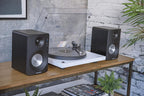 Crosley KT6101-WH Belt-Drive Bluetooth Turntable with Built-in Preamp and Included Speakers  White