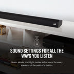 Polk Audio Signa S2 Sound Bar for Smart TV with Subwoofer  Wireless – Exclusive VoiceAdjust Technology  Ultra-Slim Design  Works with 4K & HD TVs  HDMI & Optical  Bluetooth  Wireless Streaming