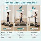 Walking Pad Treadmill with 8% Incline, 2.5HP Quiet Motor, 300 lbs Capacity, Under Desk Treadmill with Remote & LED Display, 0.5–4 MPH, Portable Treadmill for Home, Apartment & Office