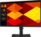 Samsung 24” (S40GD) Borderless Business Monitor with IPS Panel  100Hz Refresh Rate  Eye Saver Mode  Ergonomic Design  Game Picture Mode  LS24D402GANXGO  3 Yr Warranty