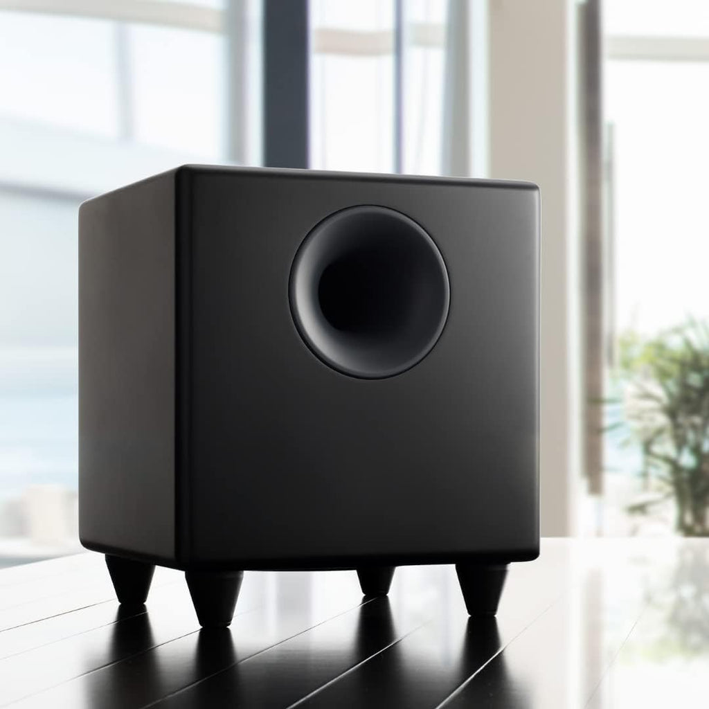 Audioengine S8 Powered Subwoofer - 8 Inch Subwoofer  250W Down Firing Speakers for PC  Home Theaters  Movie Lovers & Studios  Wireless Ready with Sleep Mode