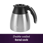Mr. Coffee 10-Cup Programmable Coffee Maker, Insulated Thermal Carafe