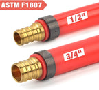 iCrimp IWS-1807CN PEX Crimping Tool Kit with PEX Crimpers, PEX Tubing Cutter, Copper Ring Removal Tool for 1/2’’ & 3/4’’ Copper Crimp Rings, Meets ASTM F1807 Standard