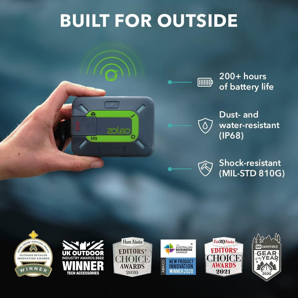ZOLEO Satellite Communicator – Two-Way Global SMS Text Messenger & Email  Emergency SOS Alerting  Check-in & GPS Location – Android iOS Smartphone Accessory