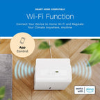 hOmeLabs Dehumidifier for Home, Office, Basements with Powerful Moisture Removal, Humidity Control, Auto Shut-off, Quiet Operation - 7,500 Sq Ft Wi-Fi with Pump (50 Pint MAX 120 Pint at 95°F, 90% RH)