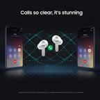 Samsung Galaxy Buds 4 Pro (2026) AI True Wireless Bluetooth Earbuds  Hi-Res Audio  2-Way Speaker  ANC 2.0  Optimized Comfort  IP57  Live Translation  White US Version  2 Yr Warranty