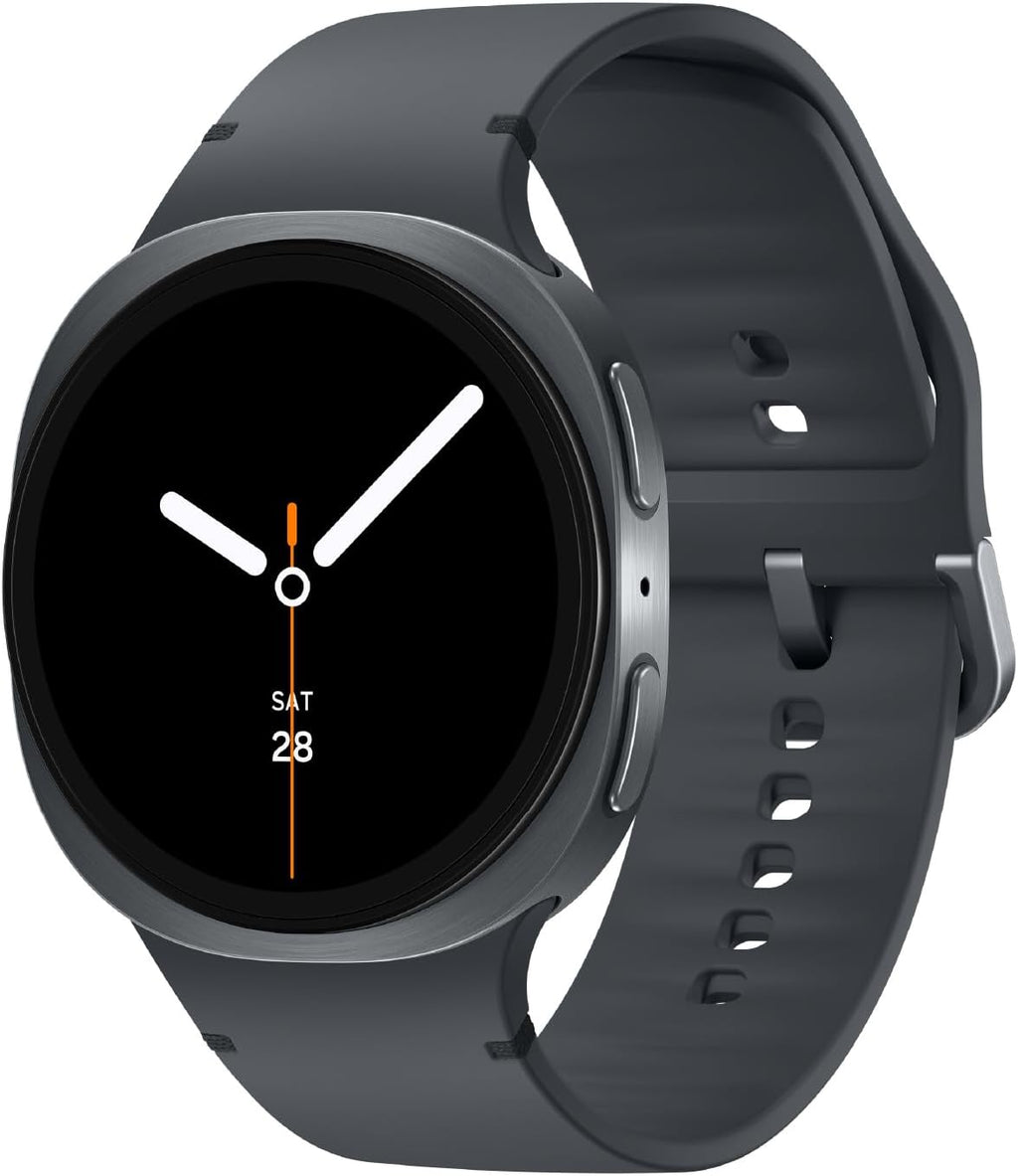 Samsung Galaxy Watch 8 (2025) 44mm Bluetooth Smartwatch  Cushion Design  Fitness Tracker  Sleep Coaching  Running Coach  Energy Score  Heart Rate Tracking  Graphite US Version  2 Yr Warranty