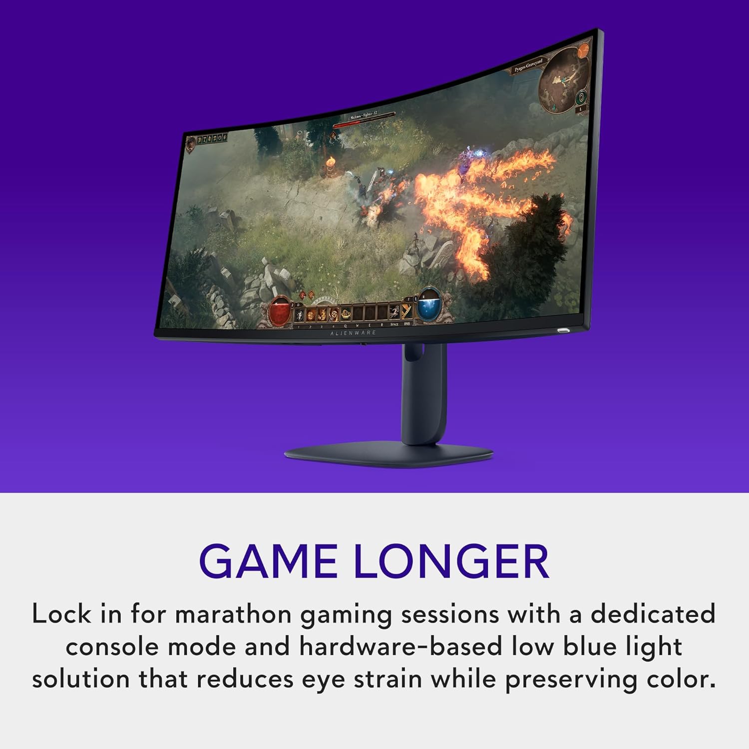 Alienware 34 Curved Gaming Monitor – AW3425DWM - 34-inch WQHD 180Hz 1ms Display  1500R  AMD FreeSync Premium  VESA AdaptiveSync.
