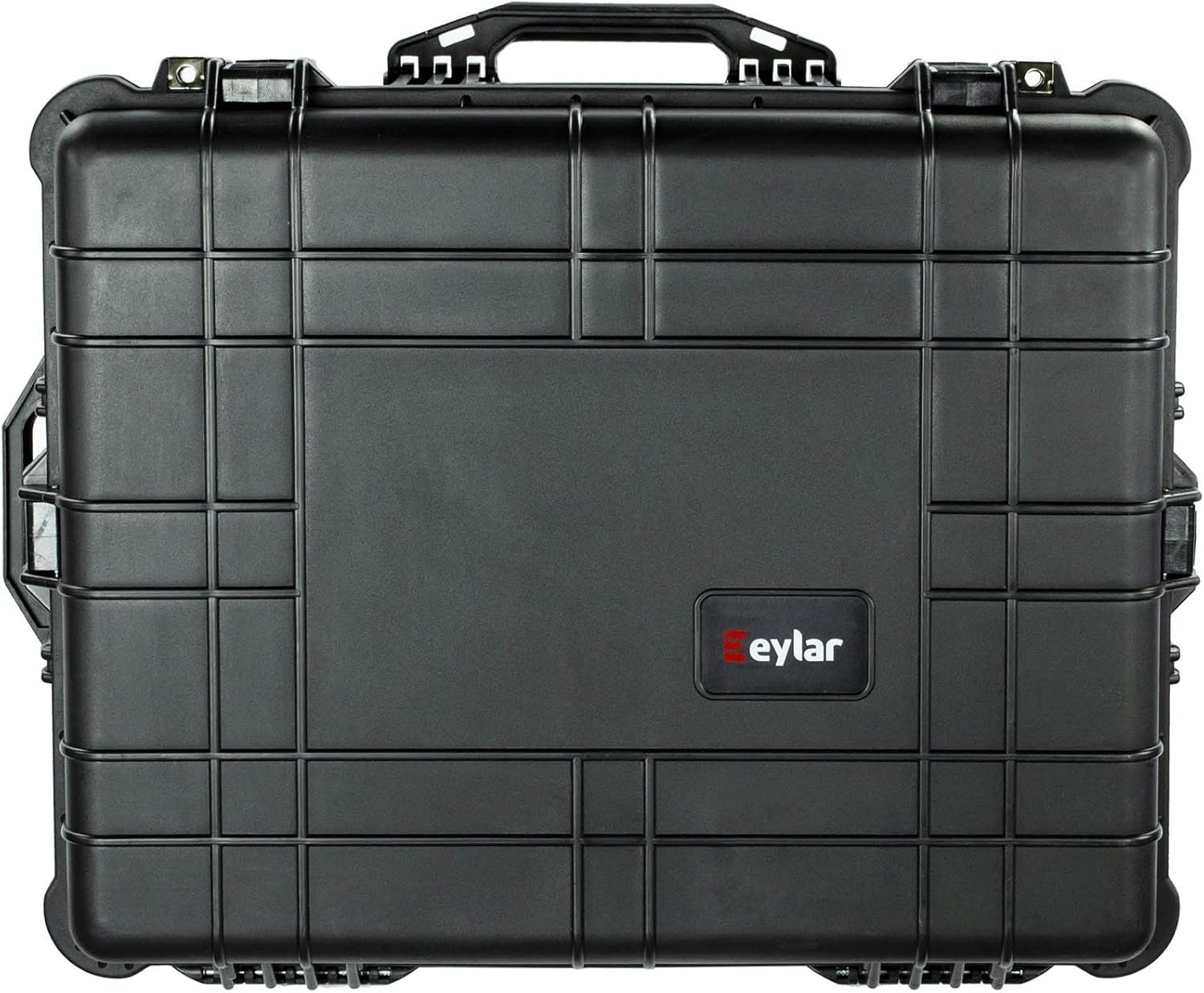 Eylar XL 23.75" Protective Roller Camera Hard Case for Cameras  Drones  Tools  and AV Equipment with IP67 Waterproof  Shock Resistant  and Customizable Foam Inserts (Black)