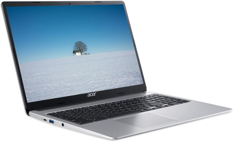 acer 2024 Chromebook, 15" HD IPS ComfyView Screen, Intel Celeron N Processor Up to 2.70GHz, 4GB LPDDR4, 64GB eMMC, Intel UHD Graphics, 6th Gen WiFi, Webcam, Chrome OS, Dove Gray(Renewed)