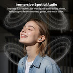TOZO NC20 Active Noise Cancelling Wireless Earbuds, LDAC Hi-Res Sound Bluetooth Headphones, 6 Mics AI Call Ear Buds 80H Playtime, Dual Pairing, 32 EQ via App, IPX8 Waterproof, Wireless Charging Case