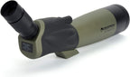 Celestron 52250 Ultima 20-60x80mm Angled Refractor Spotting Scope Telescope with Multi-Coated Optics  Waterproof Rubber Tubing and Soft Carry Case  Green