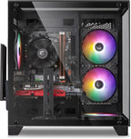 Prebuilt Gaming PC Desktop Computer Intel Core i5 Desktop Operating at A Frequency of 3.2-3.6 GHz RX550 Graphics Card with 4GB GDDR5 Video Memory 16GB RAM  512GB NVME SSD WiFi5 RGB Fan x4 Windows 11