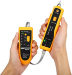 Pass Through RJ45 Crimp Tool Kit, Network Tool Kit, Ethernet Crimper Cat6 Cat5e Cat5 Crimping Tool with Wire Tracker, 110/88 Punchdown Tool, Cat6 Pass Through Connectors, Wire Stripper