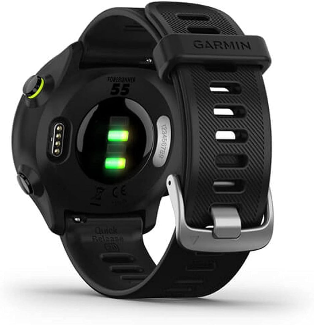 Garmin Forerunner 55  GPS Running Watch with Daily Suggested Workouts  Up to 2 weeks of Battery Life  Black (Renewed)