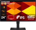 Samsung 24” (S40GD) Borderless Business Monitor with IPS Panel  100Hz Refresh Rate  Eye Saver Mode  Ergonomic Design  Game Picture Mode  LS24D402GANXGO  3 Yr Warranty