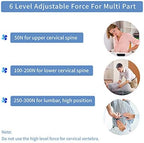 6 Levels Manual Chiropractic Spine Adjusting Corrector Tool, Manual Chiropractic Tool Spine Correction Gun, Adjust Vertebration Cervical Force Spine Massager with 4 Head, for Improve Joint Pain