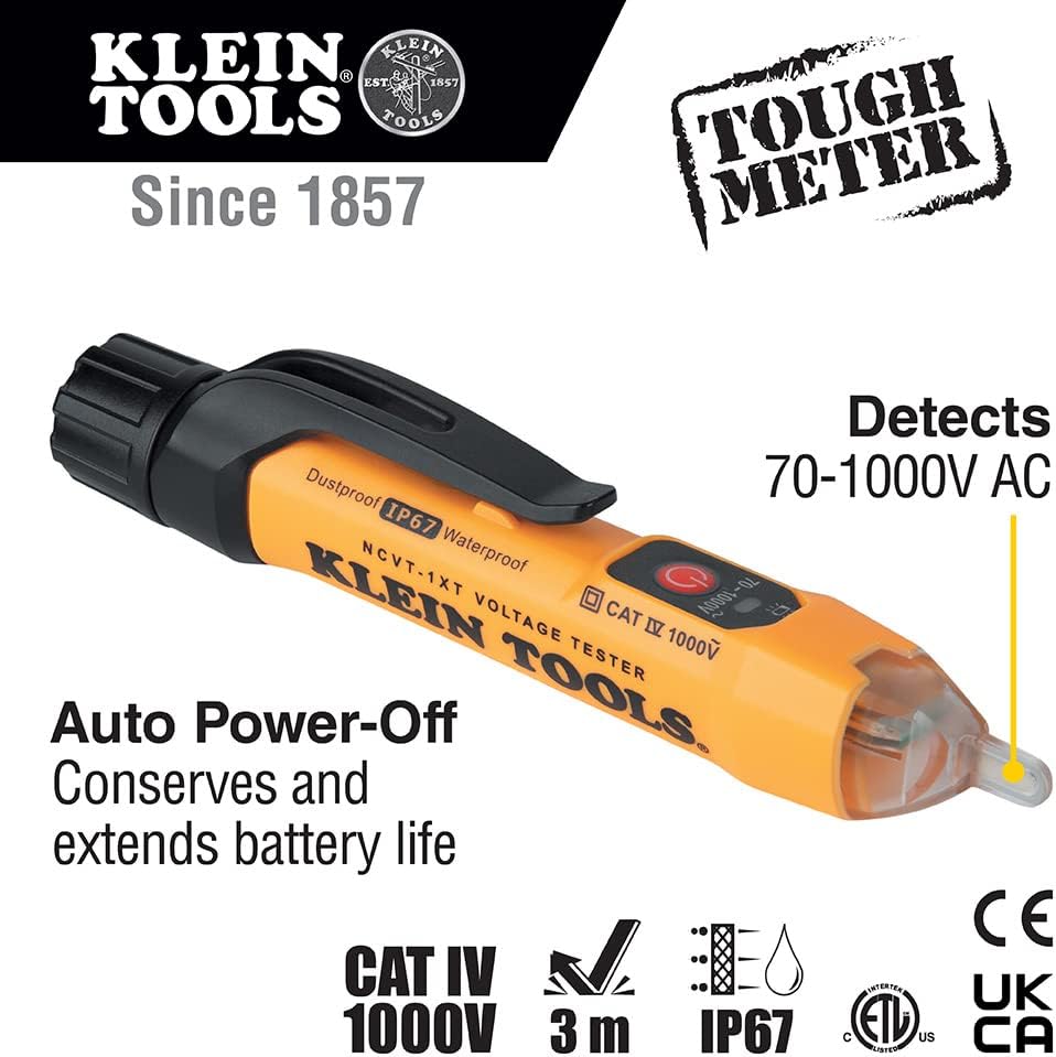 Klein Tools 80152 Electrician's Tool Set, Made in USA, with Pliers, Magnetic Screwdriver, NCVT, Wire Stripper and Tradesman Pro Tool Pouch, 5-Piece