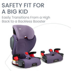 Britax Highpoint Backless Belt-Positioning Booster Seat, SafeWash Purple Ombre