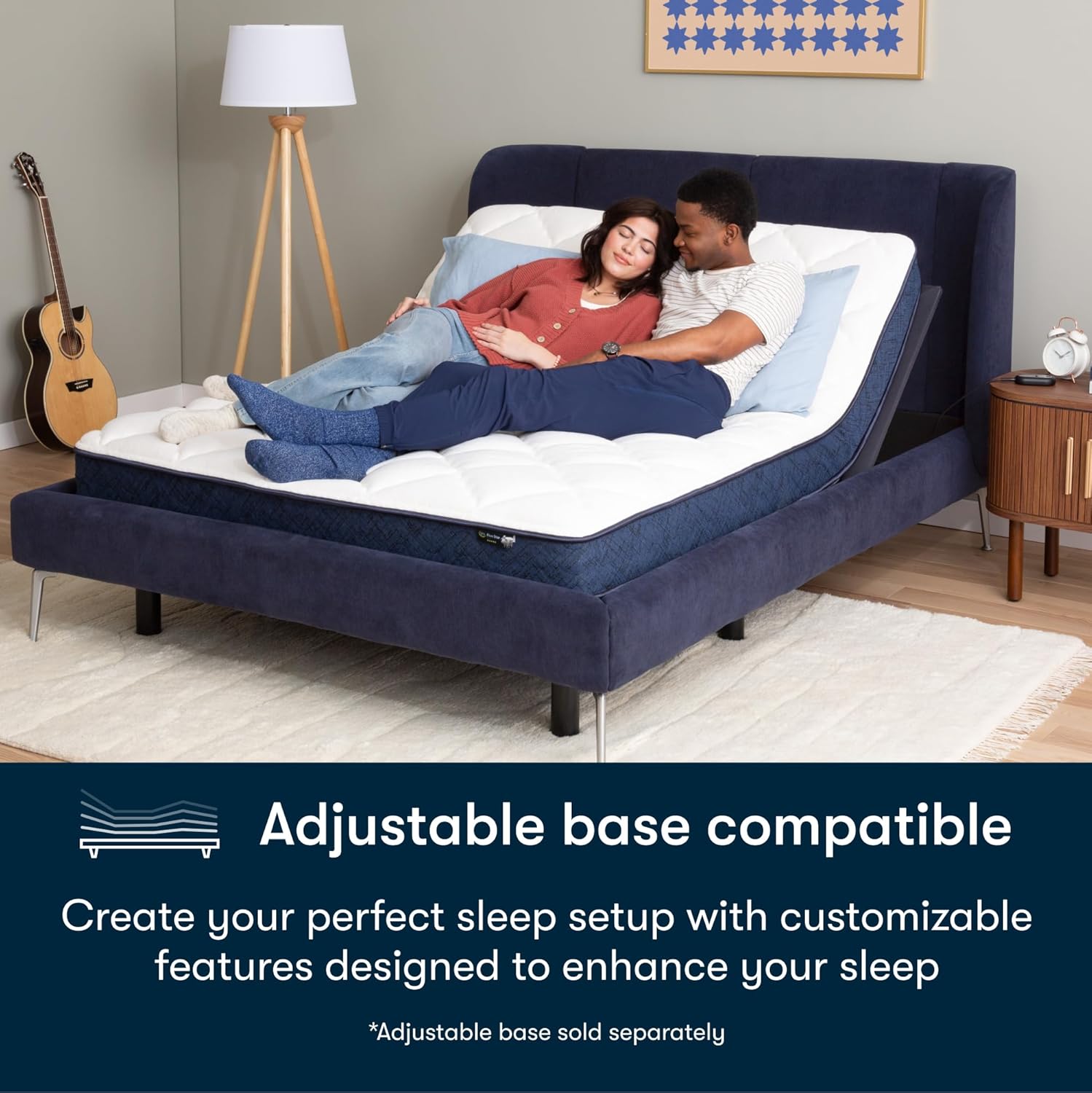Serta Five Star Mattress Tranquility 10-Inch Plush Pillow Top – Queen – Cooling Gel, Zoned Support, Pressure Relief – Bed-in-a-Box – 100 Night Trial, 10-yr Limited Warranty