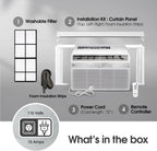 LG 6,000 BTU Window Air Conditioner, Cools 250 Sq.Ft. (10' x 25' Room Size), Quiet Operation, Electronic Control with Remote, 2 Cooling & Fan Speeds, 2-Way Air Deflection, Auto Restart, 115V