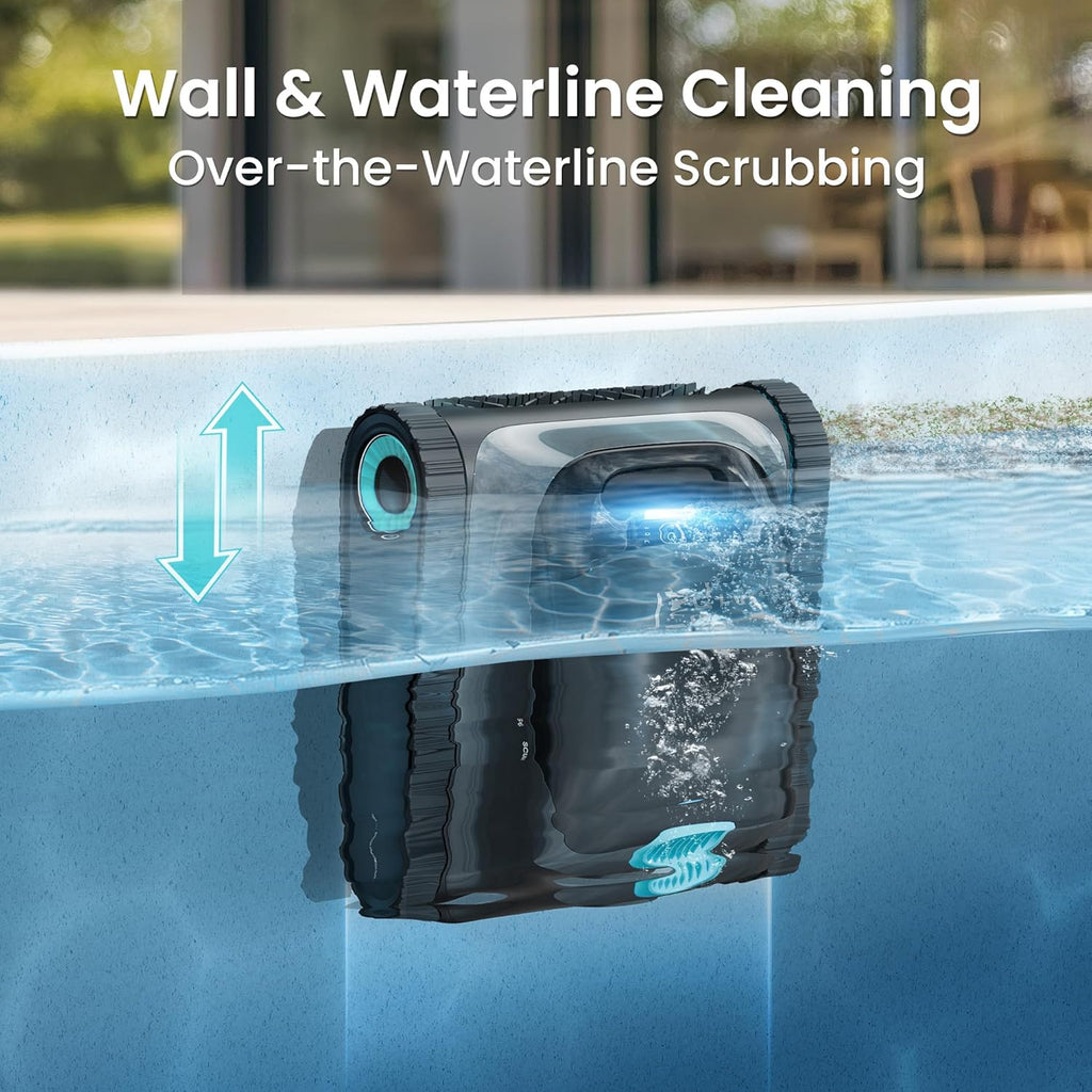 (2026 Upgrade) Aiper Scuba S1 Robotic Pool Cleaner  Wall & Waterline Cleaning  Double Filtration  Extended 180-Min Battery Life  Smart Navigation  App Support  OTA Upgrade
