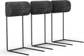 CAMMOO Couch Headrest Extender, Ergonomic Neck & Head Support for Legless Low Back Sofa, Sturdy Fixed-Height Metal Frame Sofa Backrest Extender, Fits Boneless Couch Under 28.5" (3 Pack, Grey)