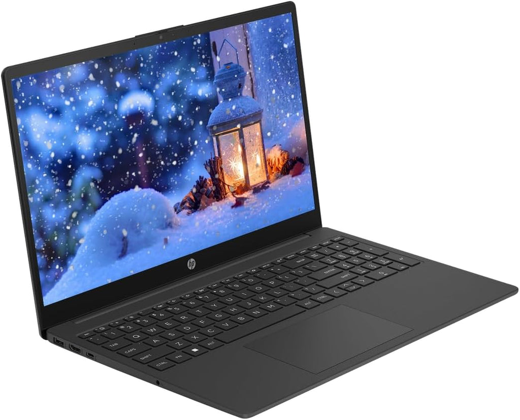 HP 15.6" FHD Touchscreen Laptop Computer  16GB RAM 256GB SSD  8-Core AMD Ryzen 7  Windows 11  Copilot AI-Ready  WiFi-6  PLUSERA Earphones & 8-in-1 Hub Included  Black