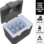 Koolatron 12V Iceless Cooler & Warmer – Portable 9.8 qt Electric Cooler/Nevera Portátil Eléctrica for Car Truck Camper Boat Hard Sided Mini Fridge for Camping Picnic Travel Lunch Food Drink Office