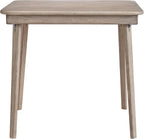 Stakmore Classic Straight Edge Square Folding Card Table 32x32 - No Assembly Wooden Foldable Card Table, Bridge, Board Game, Steel Mechanism, Folding Legs, Space-Saving, Driftwood Frame