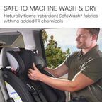 Britax One4Life All-in-One Car Seat, Up to 10 Years of Use, Rear Facing, Forward Facing, & Booster Modes, Extended Rear-Facing, ClickTight Installation & Breathable SafeWash Fabrics — Parchment