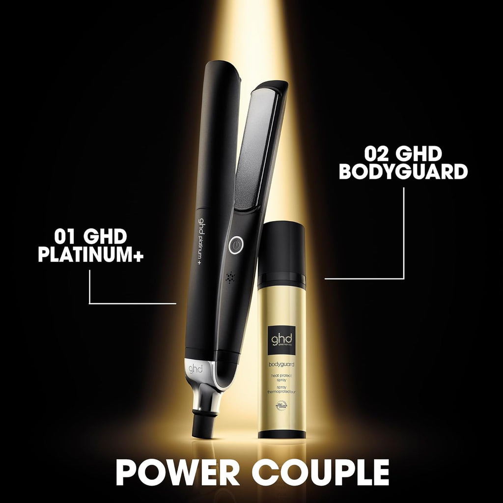 ghd Platinum+ Styler ― 1" Flat Iron Hair Straightener, Professional Ceramic Hair Styling Tool for Stronger Hair, More Shine, & More Color Protection