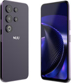 NUU N30 Cell Phone Unlocked for T-Mobile, Mint, Metro, Qlink, Tello 6GB/128GB, Teen Phone, Dual SIM 4G, Octa-Core 6.7" 90Hz HD+, Any Parental APP, Unlocked Android Phones, Purple, 1 Year US Warranty