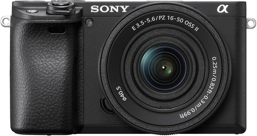 Sony Alpha a6400 Mirrorless Camera with E PZ 16-50mm f/3.5-5.6 OSS II Lens  Black