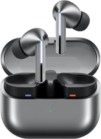 Samsung Galaxy Buds 3 Pro AI True Wireless Bluetooth Earbuds  Noise Cancelling  Sound Optimization  Redesigned Comfort Fit  Silver US Version  Amazon Exclusive  2Yr Warranty