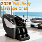 F&G Massage Chair Full Body Zero-Gravity SL Track Massage Chair  5 Level Heating Function and Airbag Massage Foot Rollers Phone Charging