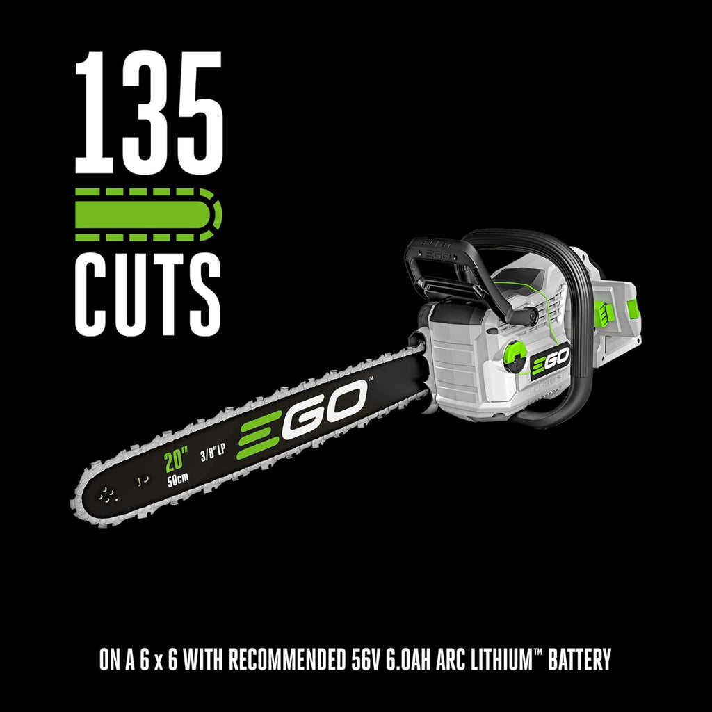 EGO POWER+ Chain Saw  20” Battery Powered Chainsaw  Electric Cordless  Battery and Charger Not Included – CS2000