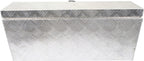 30 Aluminum Trailer Tool Box Chest box Pickup Truck Bed Storage Toolboxes Organizer Side Handle, Lock w/ 2 Keys, Silver