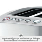 Breville Die-Cast Smart Toaster, 2-Slice, Brushed Stainless Steel