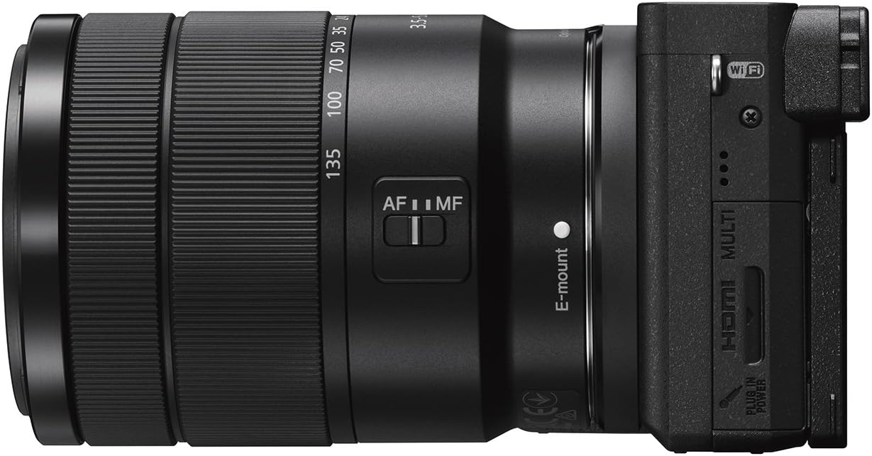 Sony a6400 Mirrorless Interchangeable-Lens Camera with 18-135mm Lens (Black)