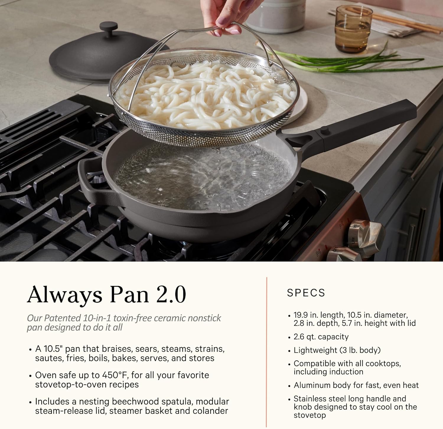 Our Place Cookware Set - Complete 13-Piece Set Including Always Pan 2.0, Mini Always Pan, Perfect Pot, and Mini Perfect Pot | Multifunctional, Toxin-Free Nonstick | Replaces 36 Pieces | Steam