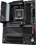 GIGABYTE B650 AORUS Elite AX AMD AM5 ATX Motherboard, Support Ryzen 9000/8000/7000 Series, DDR5, 14+2+1 Power Phase, PCIe 5.0 M.2, USB-C 3.2 Gen 2, WIFI6E, 2.5GbE, EZ-Latch, Q-Flash, RGB Fusion