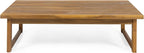 Christopher Knight Home Timothy Outdoor Acacia Wood Coffee Table, Teak Finish