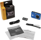 KODAK PIXPRO FZ45-BK 16MP Digital Camera 4X Optical Zoom 27mm Wide Angle 1080P Full HD Video 2.7" LCD Vlogging Camera  Blue