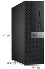Dell OptiPlex 3040 SFF Desktop PC, 6th Gen Intel Core, 8GB RAM, 256GB SSD, Keyboard & Mouse, Windows 11 Pro (Renewed)