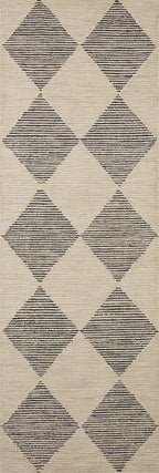 Loloi Chris Loves Julia Francis Collection FRA-01 Beige/Charcoal 5'-0" x 7'-6" Area Rug