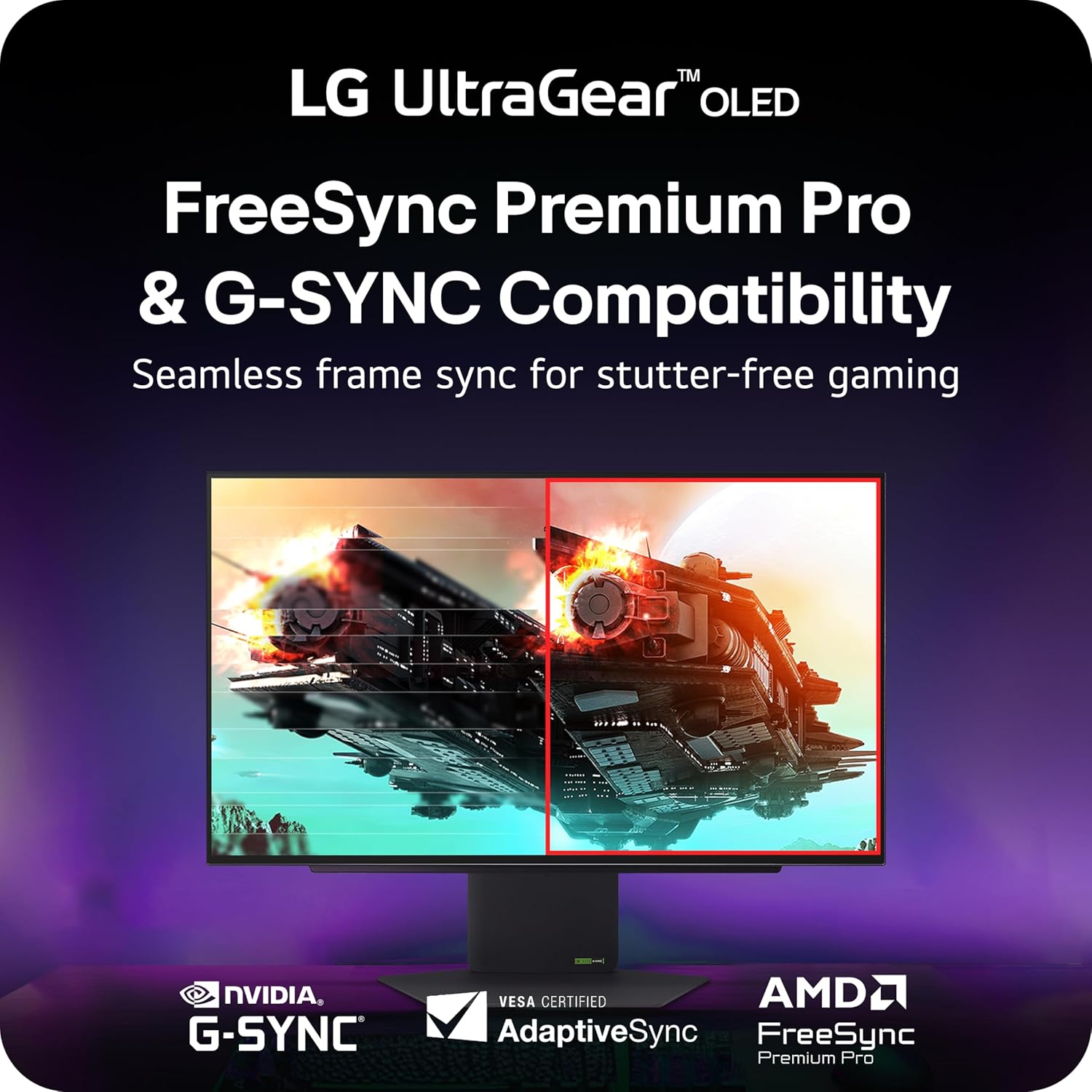 LG 32GX870A-B 32-inch Ultragear 4K UHD (3840 x 2160) OLED Gaming Monitor  Dual-Mode  240Hz  0.03ms  NVIDIA  AMD FreeSync Premium Pro  VESA DisplayHDR True Black 400  USB Type-C  DP2.1