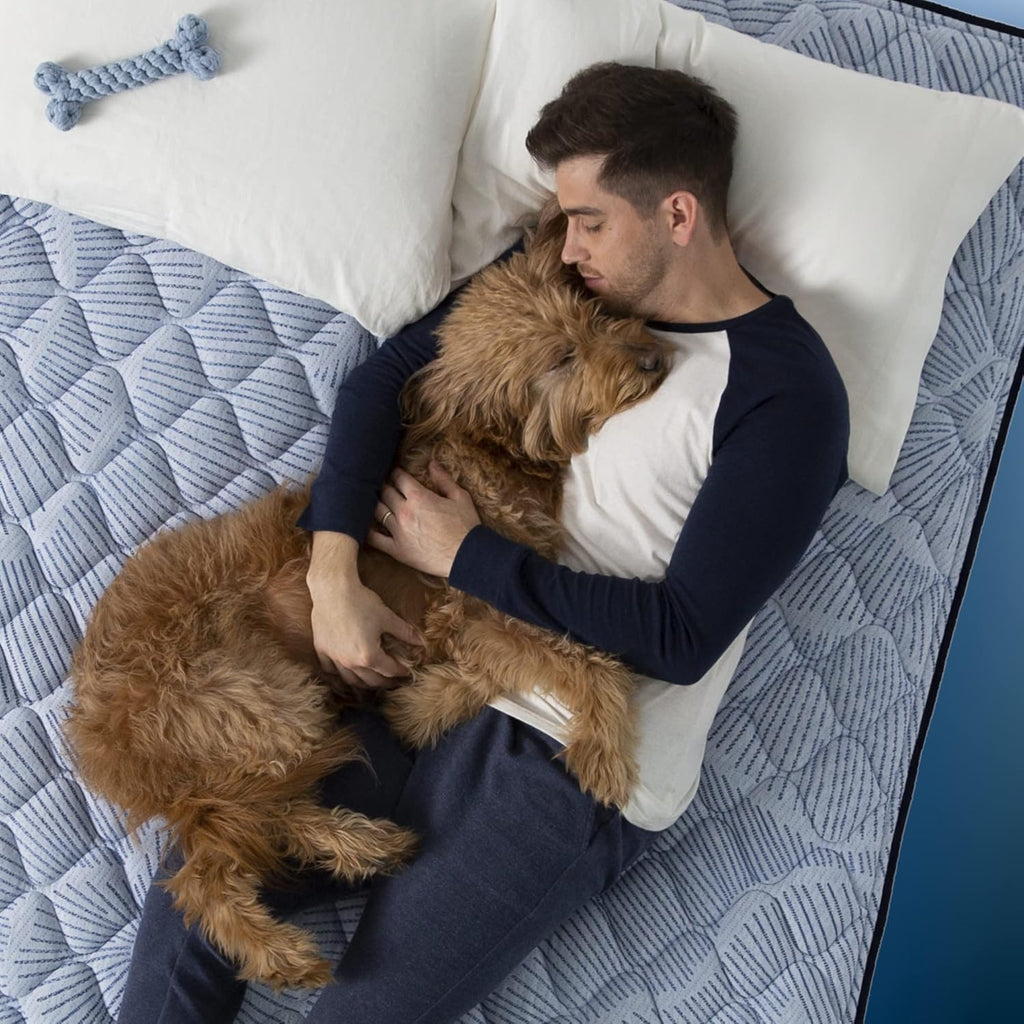Serta Perfect Sleeper Mattress Enhanced 14.5" Queen Mattress - Plush Pillow Top, Cooling Gel Memory Foam, Pocket Innersprings for Motion Isolation, Edge Support, CertiPUR-US Certified - Nurture Night