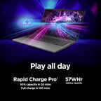 Lenovo LOQ Essential – AI-Powered Student Gaming Laptop - Intel® Core™i5-12450HX - 15.6" FHD IPS Display – 144Hz Refresh Rate – NVIDIA® GeForce RTX™ 4050 – 8GB Memory – 512GB SSD Storage – Luna Grey