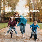 Bicystar 16 Inch Kids Balance Bike for 5-8 Year Old, No Pedals, Air Tires, Footrests, Adjustable Height for Big Boys, Girls